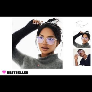 Quay Australia hardwire blue light glasses with clear frame